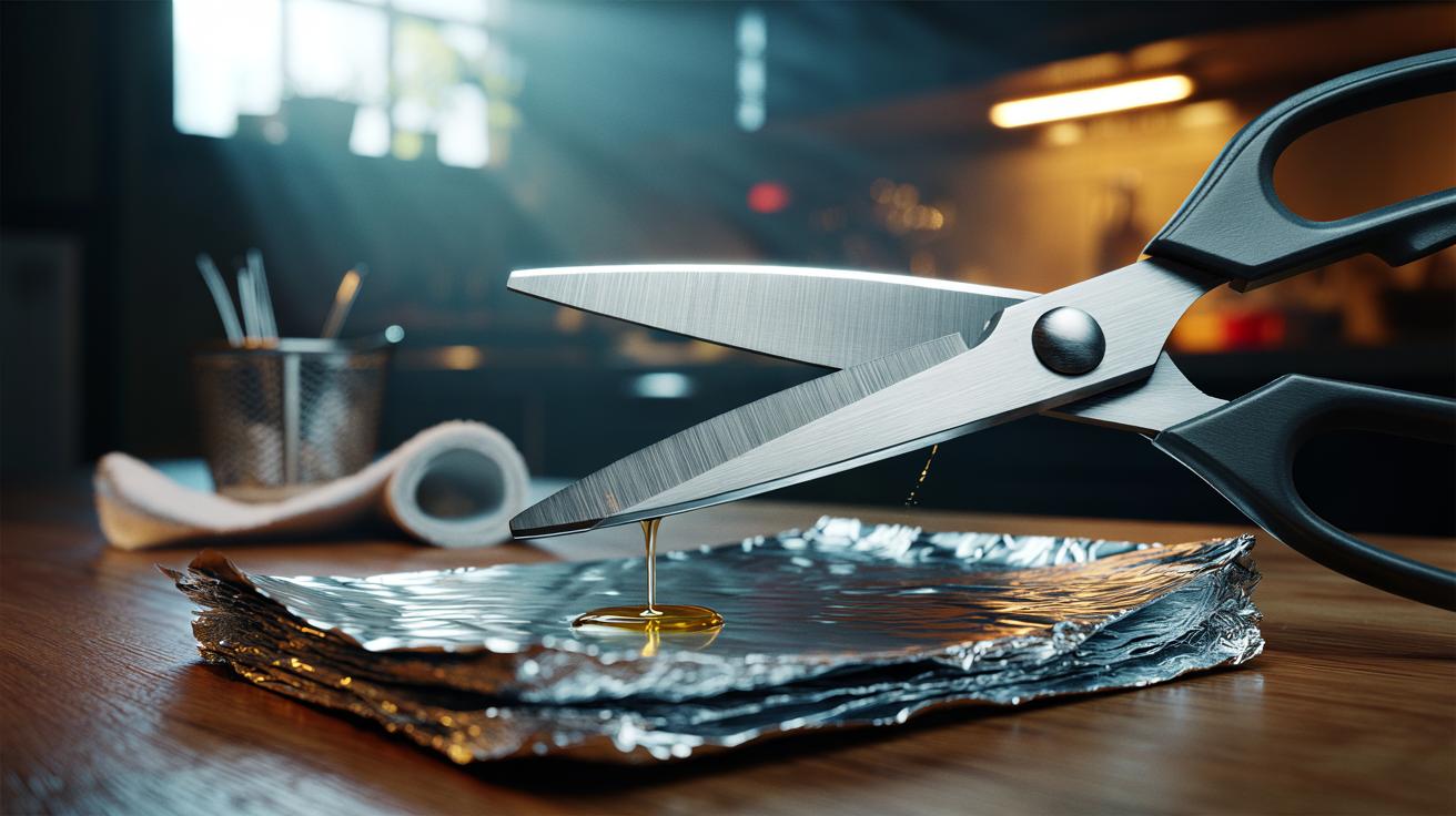 Aluminium foil sharpens dull scissors: the quick hack that saves a trip to the shop