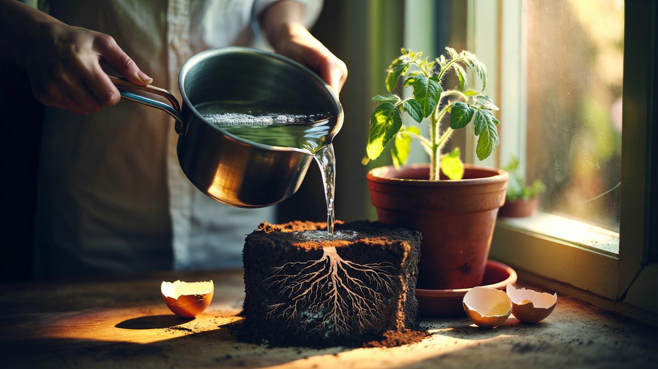 Boiled egg water feeds plants naturally: how leftover minerals strengthen roots