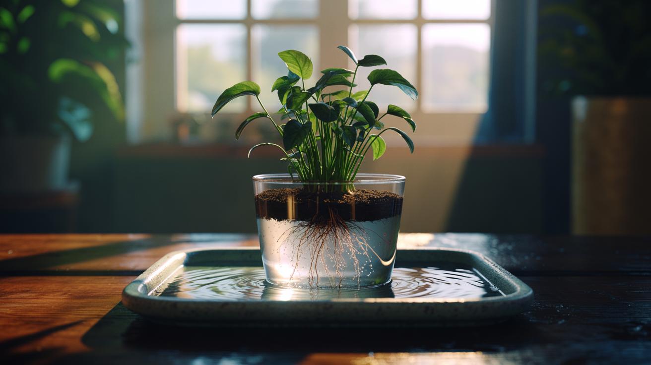 Bottom watering prevents root rot: how watering from below keeps plants healthier