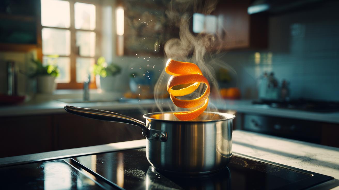 How boiling orange peels freshens the whole house: why citrus oils neutralize odors