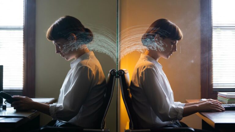 Illustration of how posture affects thinking and why the brain listens to the body