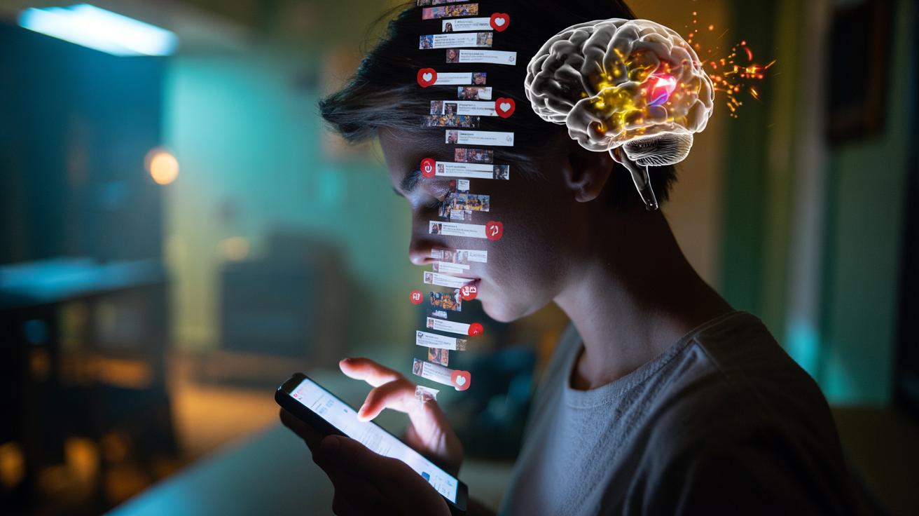 How social media hijacks your attention: the dopamine design behind endless scrolling
