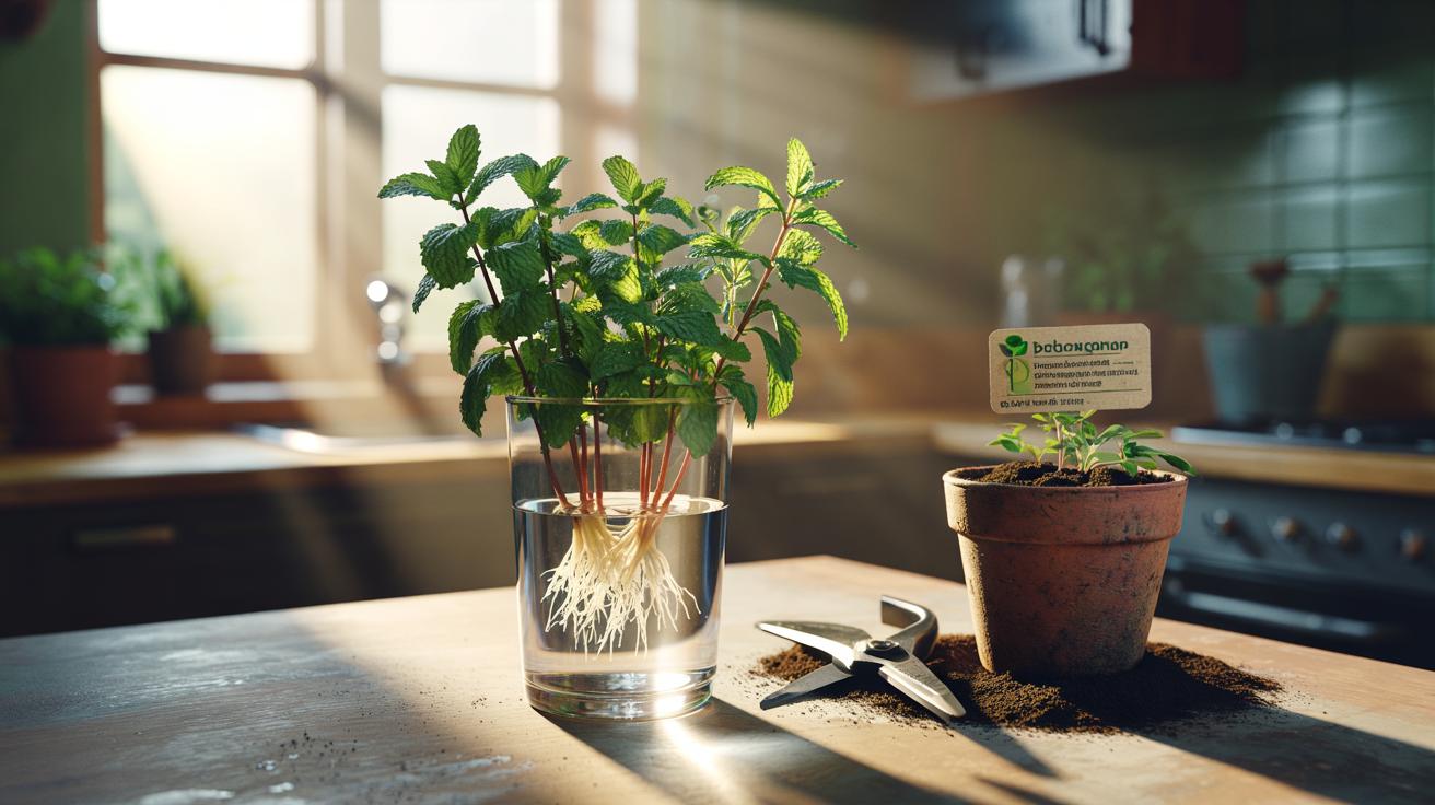 How to grow mint endlessly from supermarket cuttings