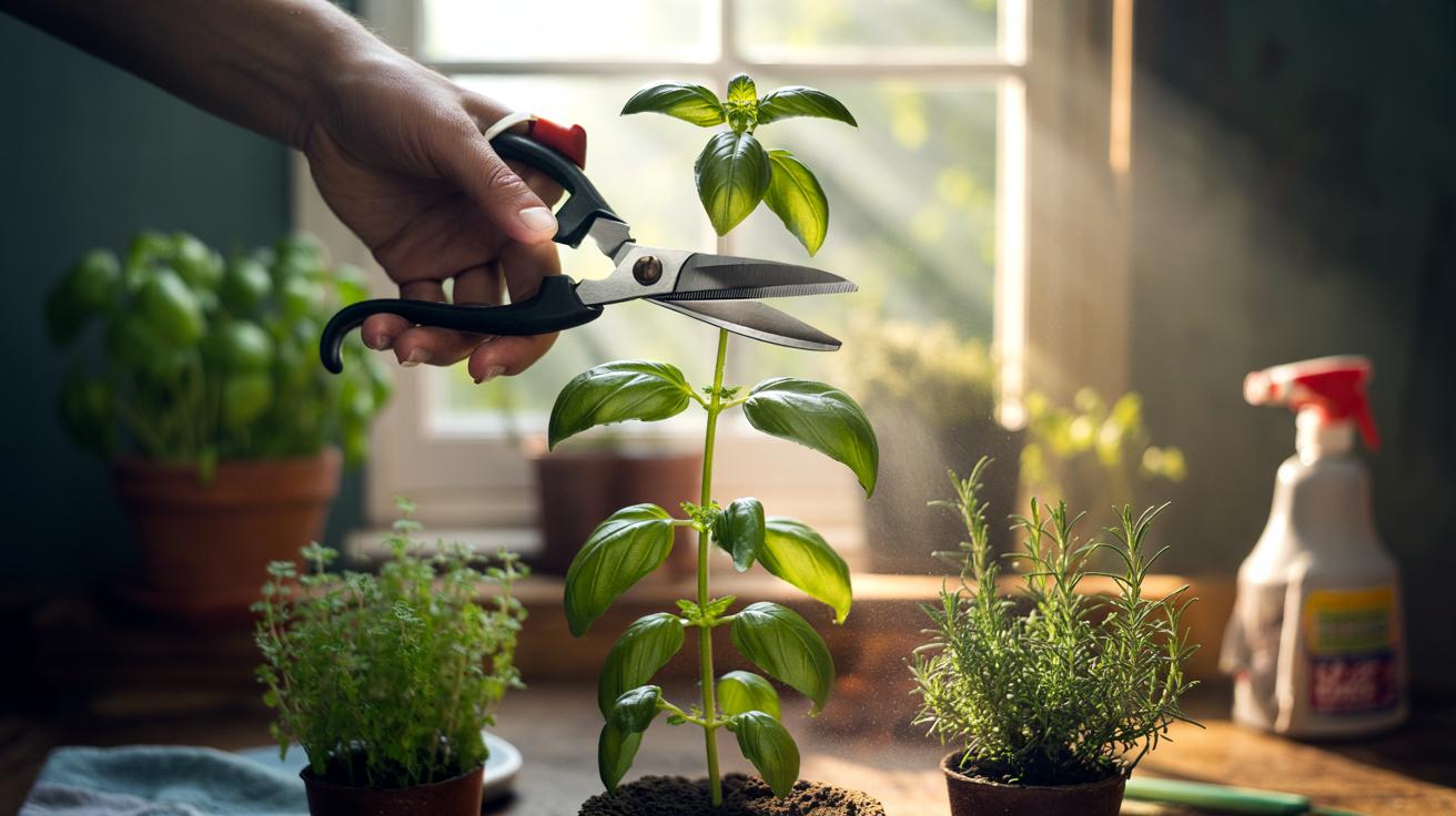 How to prune herbs for maximum growth: why proper cutting improves yield