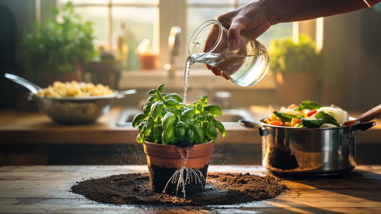 How to water plants with leftover cooking water: why nutrients in starches and minerals feed roots