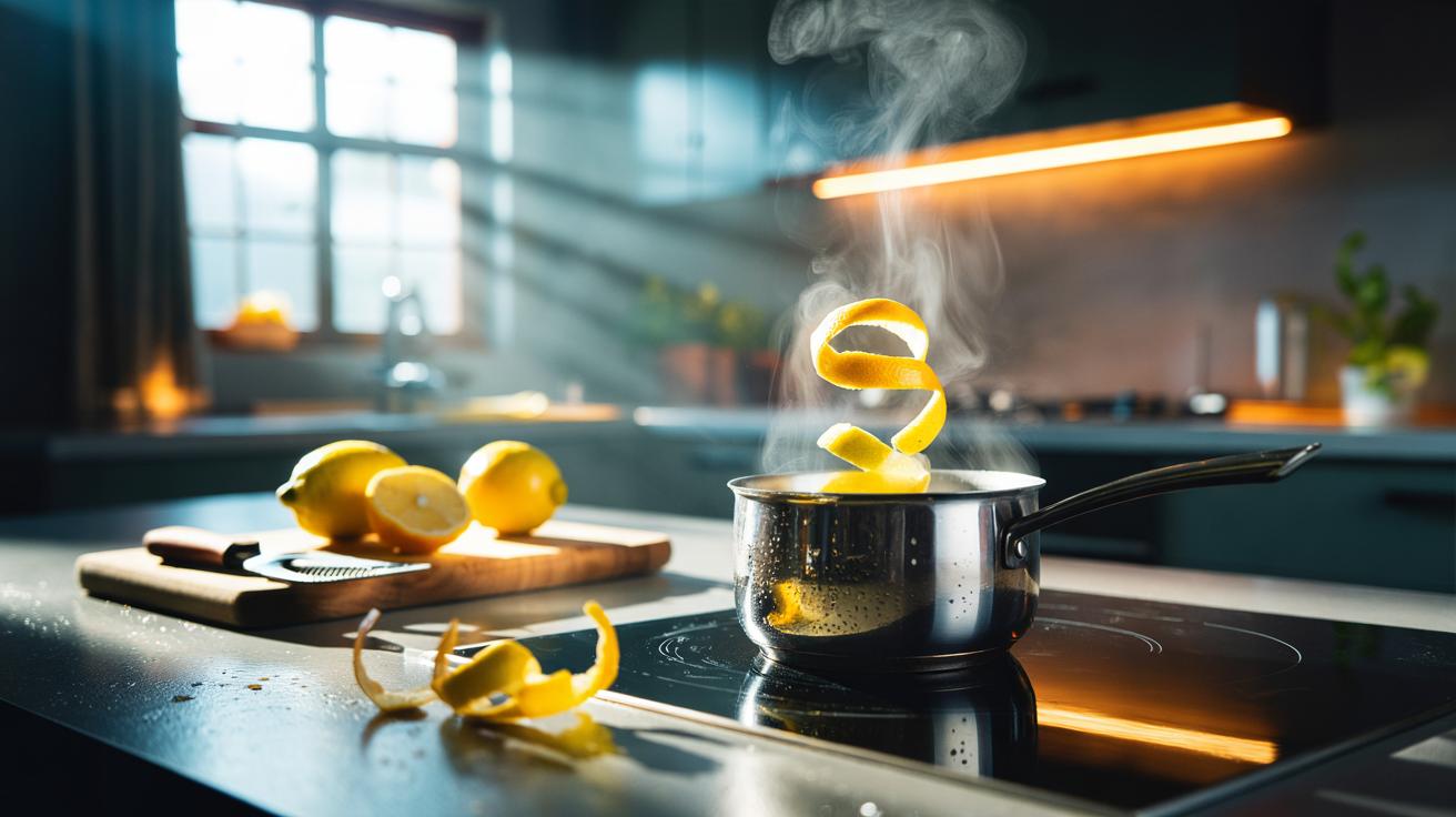 Lemon-peel simmer purifies air: how citrus vapours remove kitchen odours