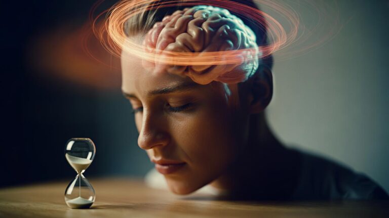 Illustration of the 90-second rule stopping emotional spirals as the brain naturally resets