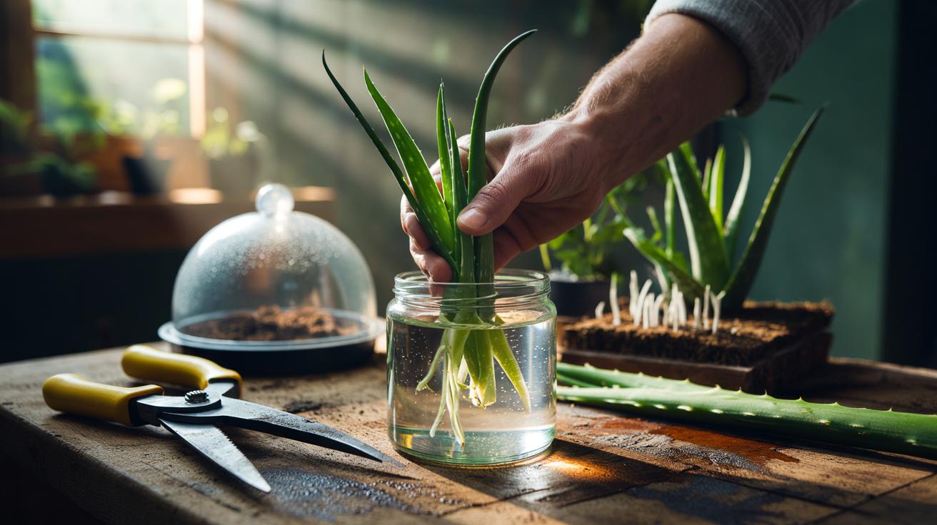 The aloe-vera dip that boosts cutting success: how natural gel prevents fungal rot