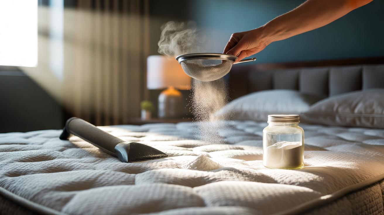 The baking-soda sprinkle that freshens mattresses: how powder absorbs deep-set odours