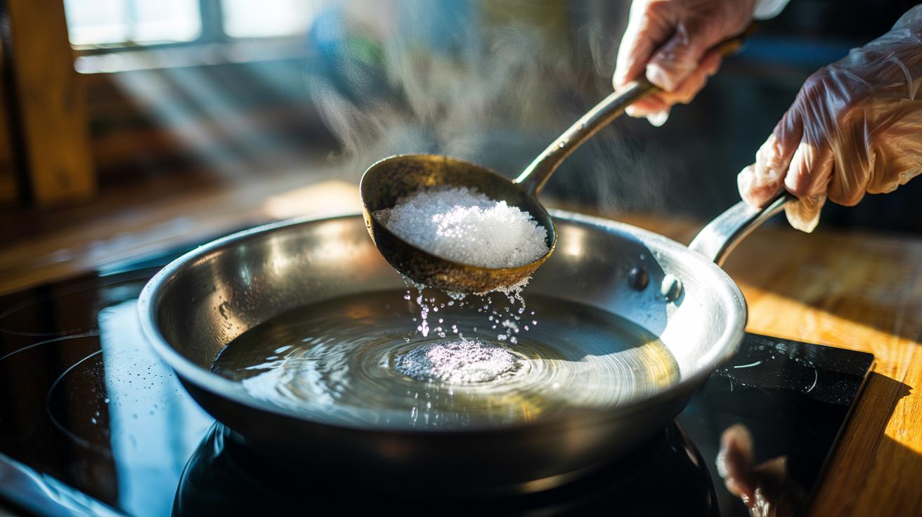 The boiling salt water scrub lifts grime: why abrasive crystals cut through dirt better