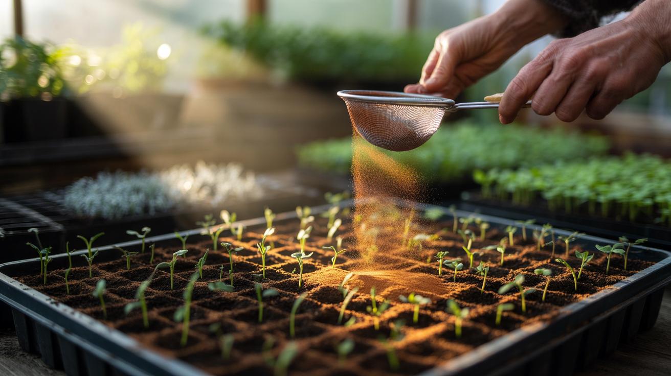 The cinnamon soil dust prevents fungus: how natural spice protects seedlings early