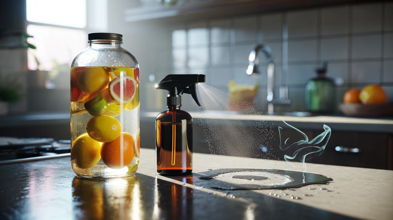 The citrus-vinegar jar that disinfects surfaces: why infused acid breaks down bacteria