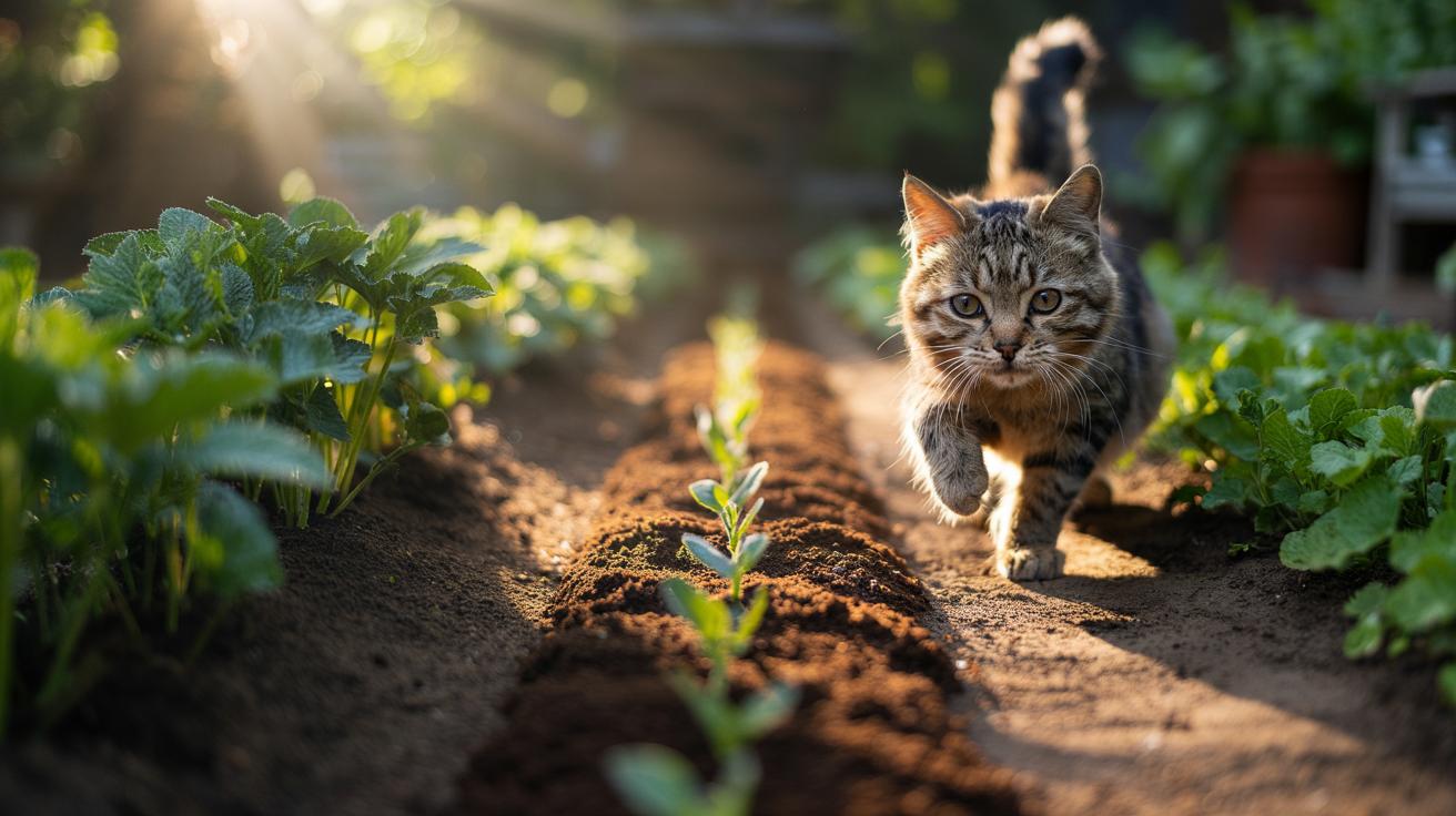 The coffee-ground barrier stops cats digging: how scent deters garden visitors