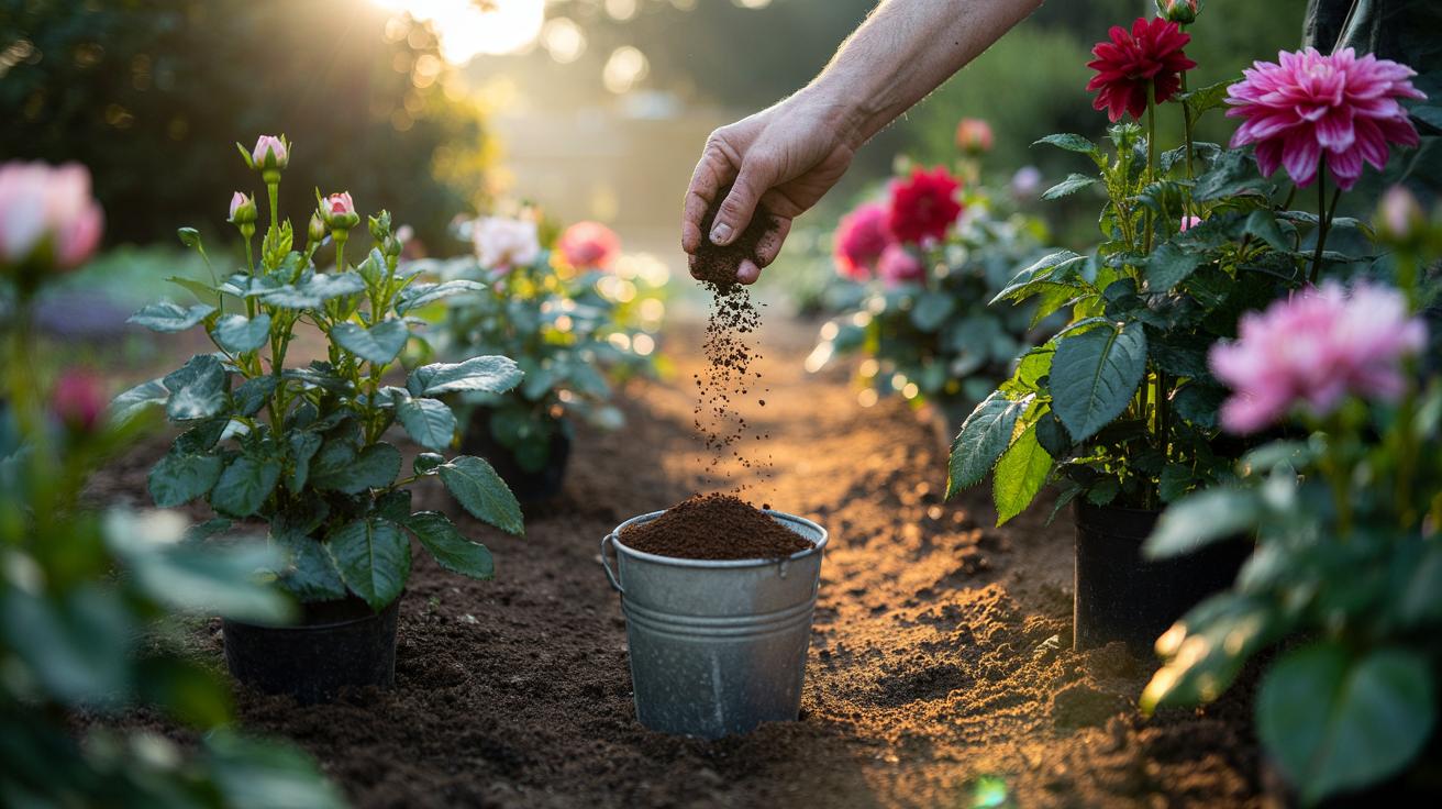 The coffee-ground fertilizer that energizes flowers: how nitrogen supports lush foliage