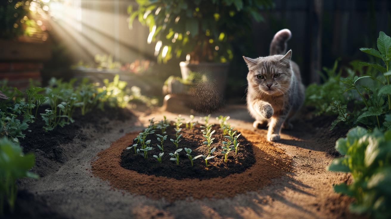 The coffee ground sprinkle that keeps cats away : how strong scent deters digging