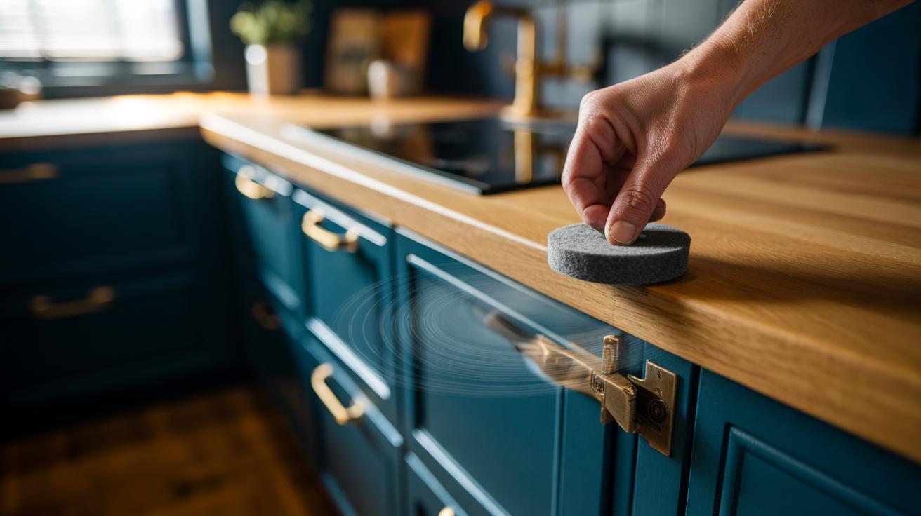 The felt-pad trick that silences cupboard doors: why soft barriers dampen impact noise