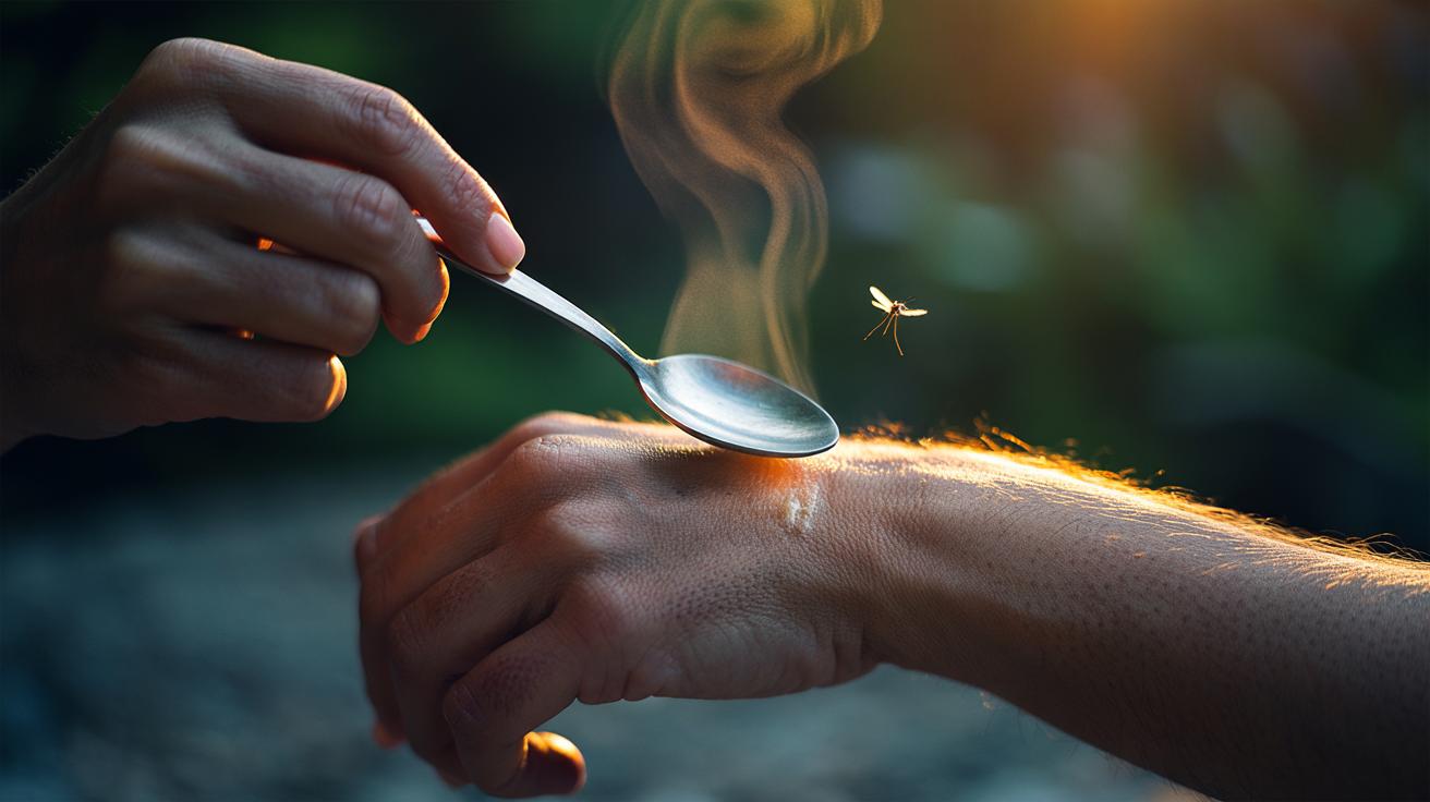 The hot spoon on insect bites that stops itching fast : how heat breaks down venom proteins