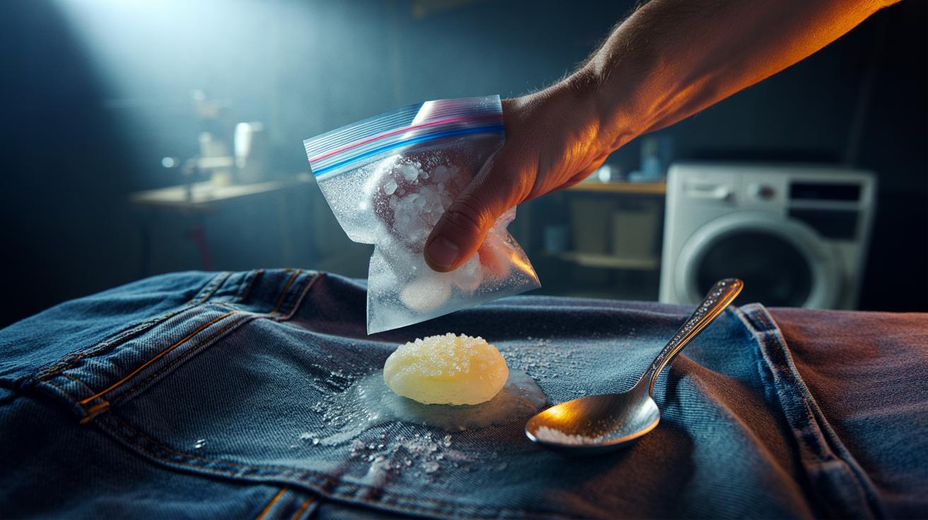 The ice-cube rub that removes gum from fabrics: how freezing makes residue crack away cleanly