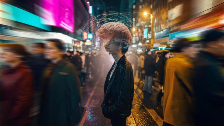 Illustration of the brain’s tendency to label people through fast judgments that feel safe