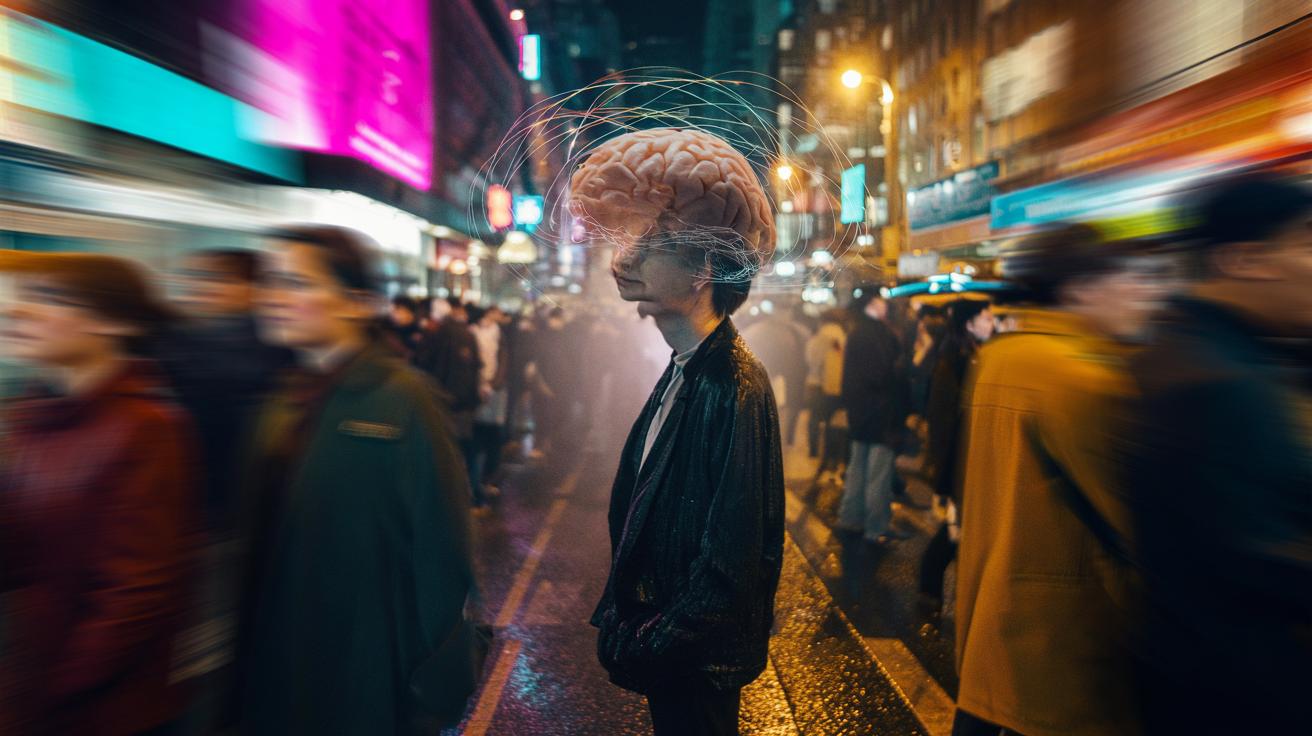 Illustration of the brain’s tendency to label people through fast judgments that feel safe