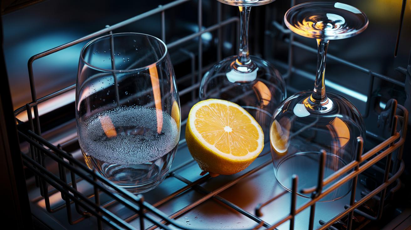 The lemon in the dishwasher that makes glasses sparkle : how acid dissolves hard-water marks