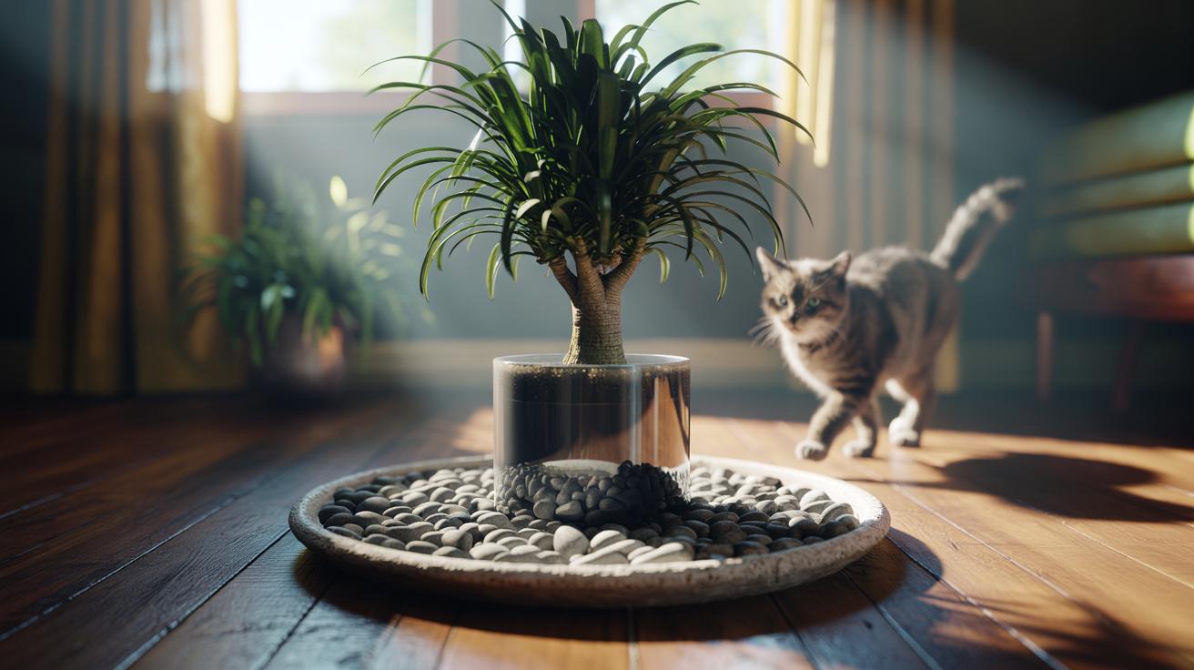 The pebble-base method that stabilises potted plants: how added weight prevents accidental tipping