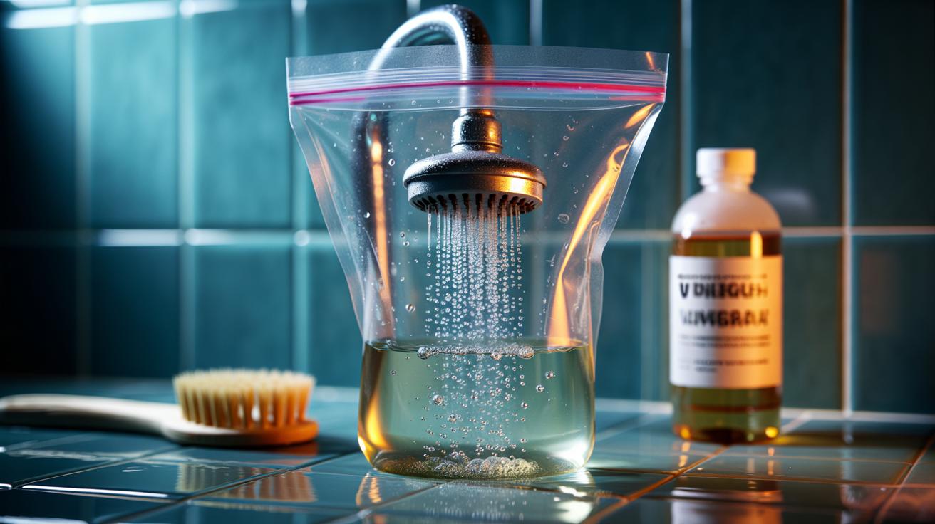 The plastic bag trick that removes showerhead limescale: why plumbers say it works every time