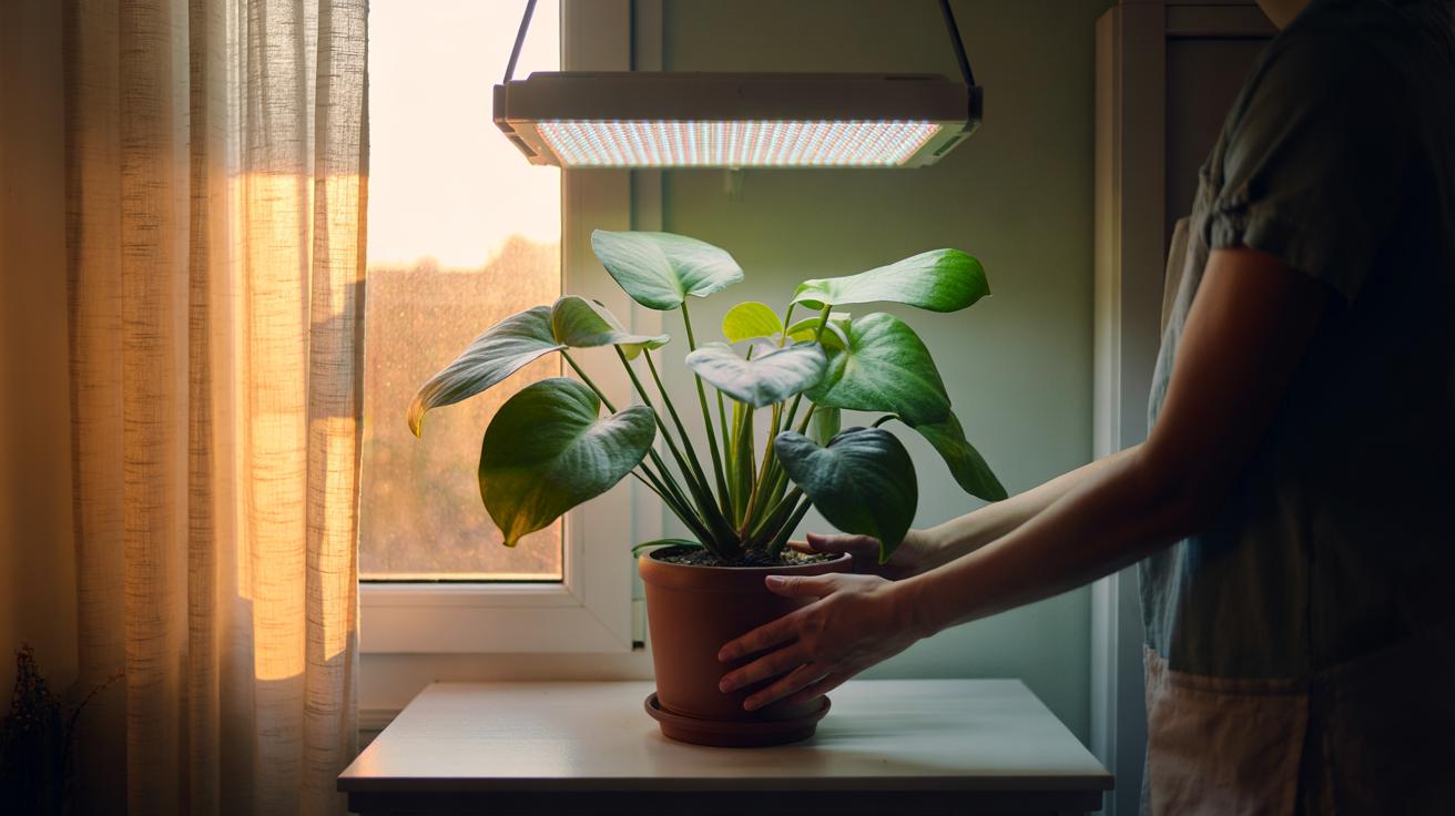 The rotating-plant routine improves growth: how consistent light exposure shapes healthier leaves