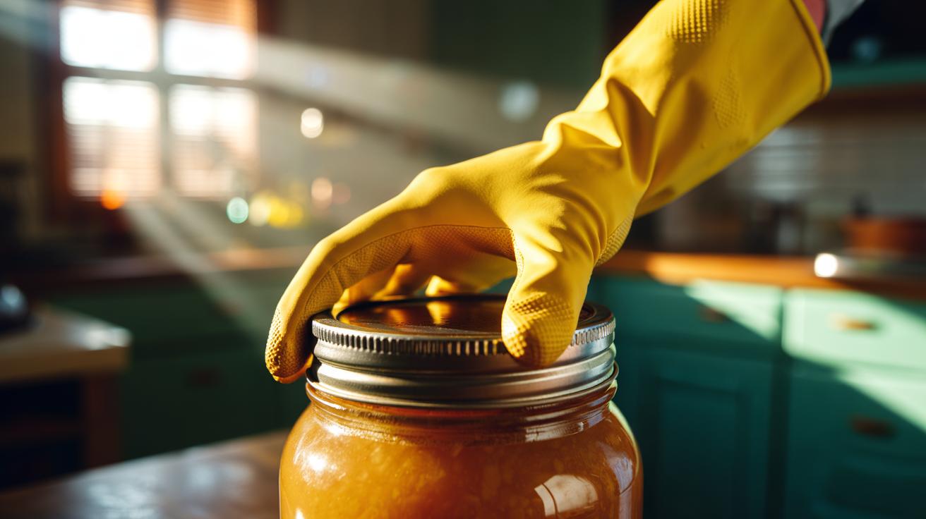 The rubber glove trick that opens any stubborn jar : how texture delivers superior grip