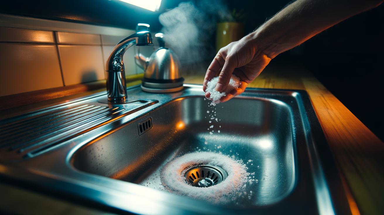 The salt hack that banishes sink smells overnight