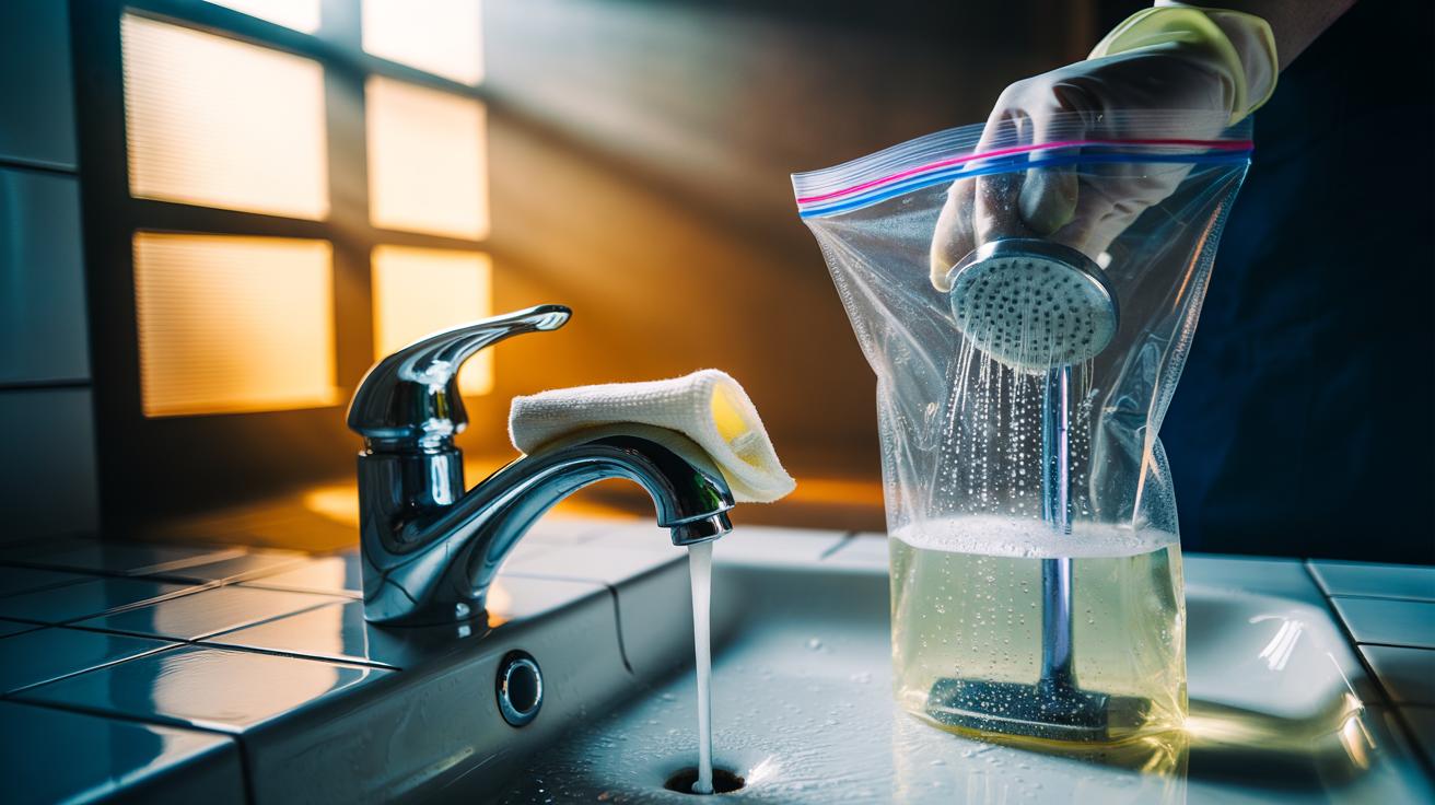 The vinegar method professional cleaners use to remove limescale naturally
