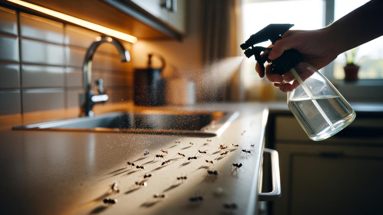 The vinegar spray that keeps ants out of the kitchen : how scent blocks their trails permanently