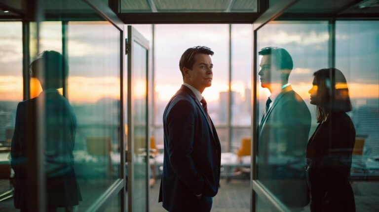 Illustration of a person communicating confidently after stopping unnecessary apologising