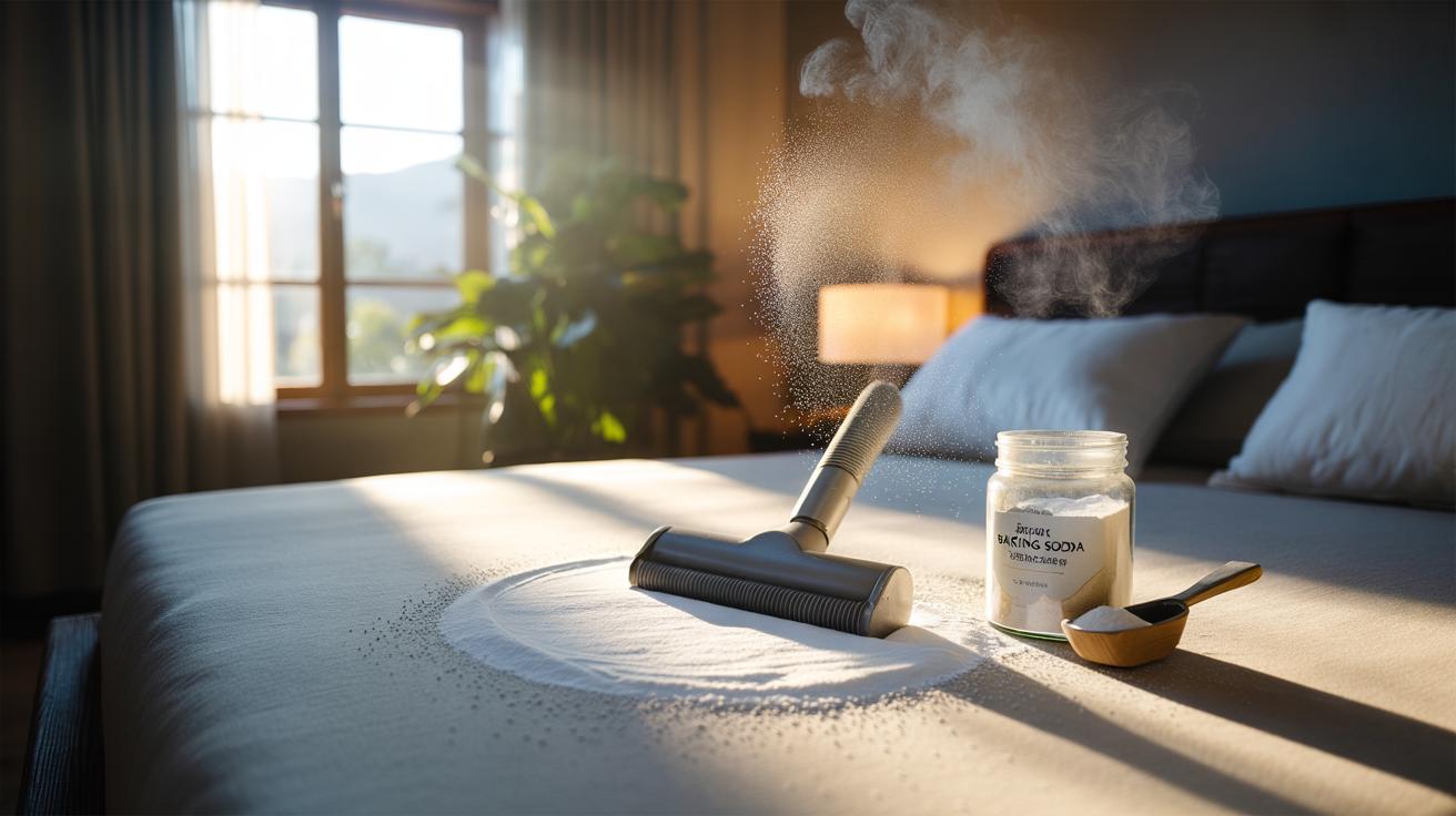 Baking soda that ends mattress odours : how powder sucks smells
