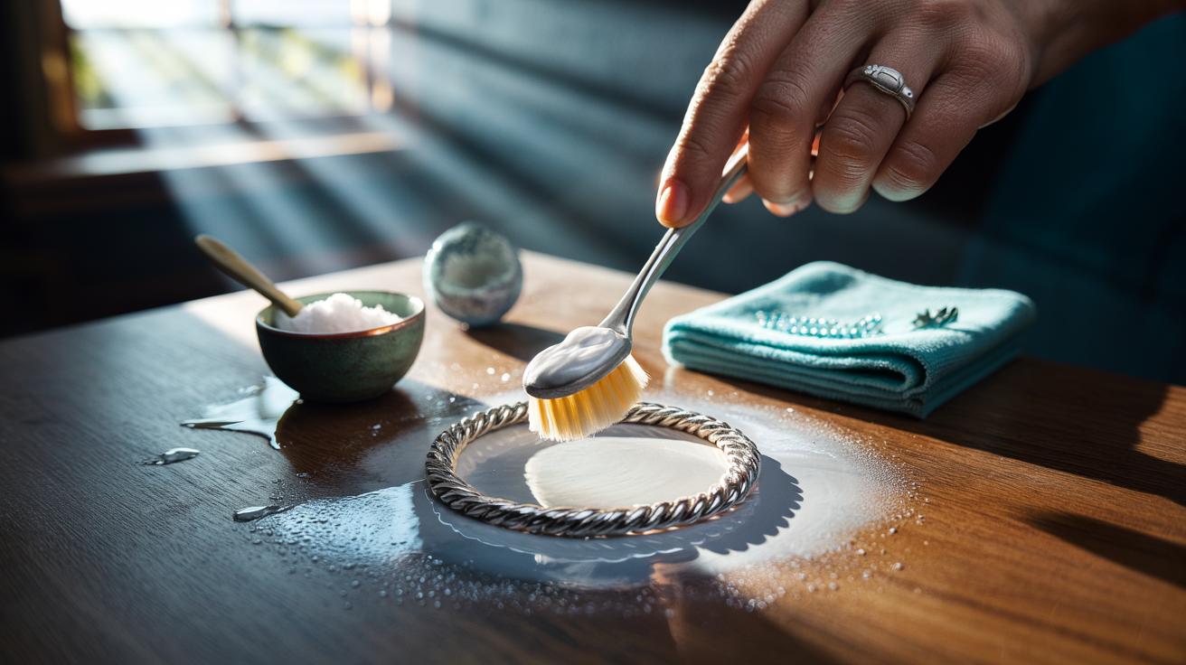 The 2-ingredient cream of tartar paste that makes silver jewelry sparkle like the day you bought it