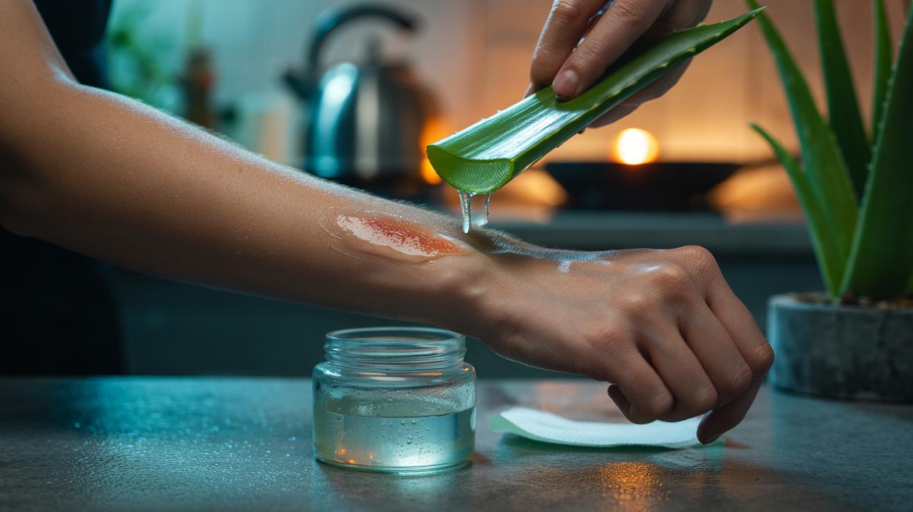 The Aloe Vera Gel Application That Heals Minor Burns – How Cooling Properties Soothe Skin Quickly