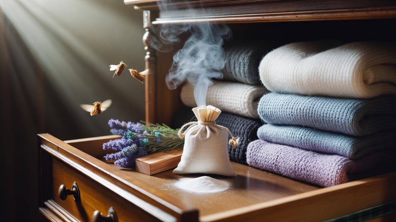 The baking soda sachet in drawers that kills moths : how scent repels without chemicals