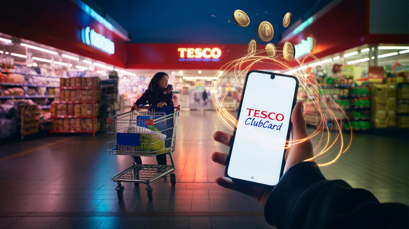 Illustration of the Tesco Clubcard glitch still earning people £50 in points in December 2025